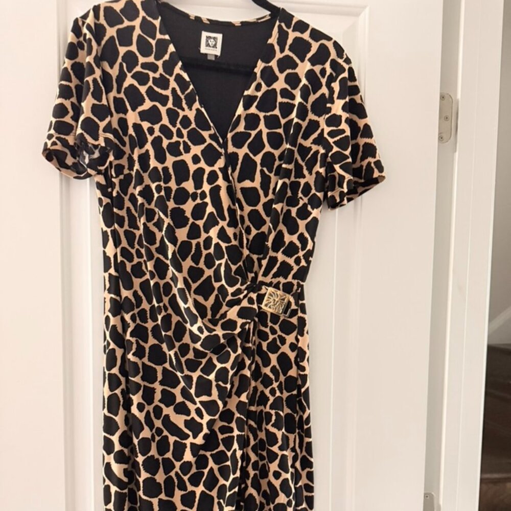 D23: Anne Klein Leopard Print Dress